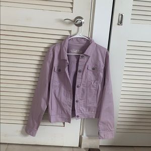 lavender jean jacket